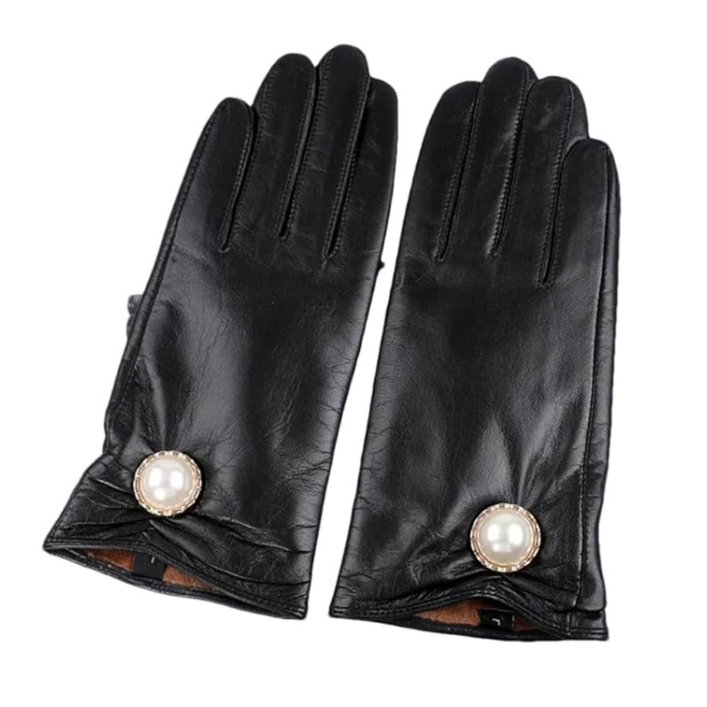 Designer Leather Dressing Gloves