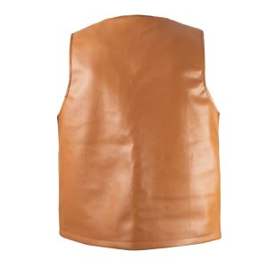 Heavy-Duty Genuine Leather Hunting Gear Vest