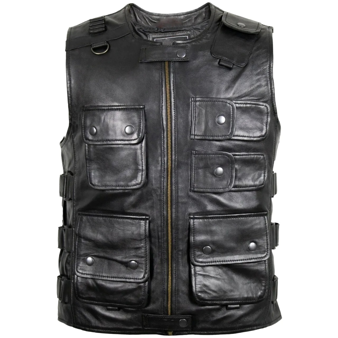 Custom Made Genuine Leather Hunting Vest