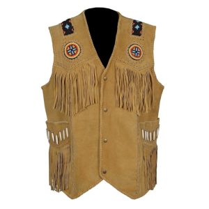 Wild West Leather Vest Cowboy Style