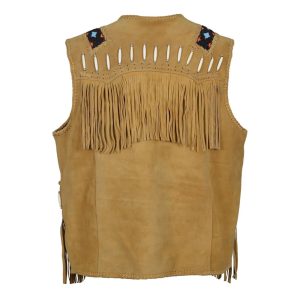 Wild West Leather Vest Cowboy Style